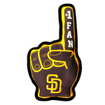 PAD-3277 - San Diego Padres - No. 1 Fan Toy